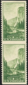 Sale 1120, Lot 1583, Modern Errors (National Parks Issue, Scott 740a-746a)
