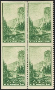Sale 1120, Lot 1584, Modern Errors (National Parks Issue, Scott 740a-746a)