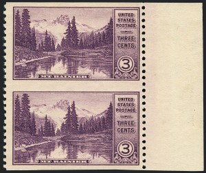Sale 1120, Lot 1589, Modern Errors (National Parks Issue, Scott 740a-746a)