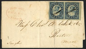 Sale 1120, Lot 1722, 1844-45 Independent Mails