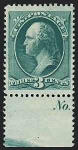 Sale 1122, Lot 106, 1882 Special Printing and 1881-83 American Bank Note Co. Issues (Scott 205-211B)