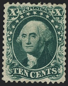 Sale 1122, Lot 25, 1875 Reprint of 1857-60 Issue (Scott 40-47)
