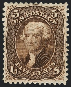 Sale 1122, Lot 36, 1861-66 Issue (Scott 63-78)