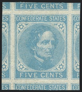 Sale 1122, Lot 41, 1861-64 Confederate States Issues (C.S.A. Scott 1-12)