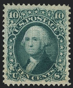 Sale 1122, Lot 53, 1867-68 Grilled Issue (Scott 79-101)