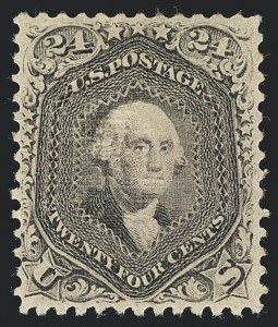 Sale 1122, Lot 56, 1867-68 Grilled Issue (Scott 79-101)