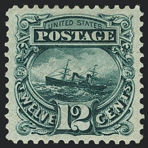 Sale Number 1122, Lot Number 75, 1875 Re-Issue of 1869 Pictorial Issue (Scott 123-133a)
