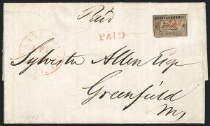 Sale 1129, Lot 308, Postmasters Provisionals