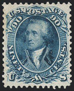 Sale 1129, Lot 344, 1861 Issue First Designs and Colors