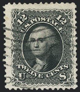 Sale 1129, Lot 363, 1875 Re-Issue of 1861-66 Issue