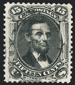 Sale 1129, Lot 364, 1875 Re-Issue of 1861-66 Issue