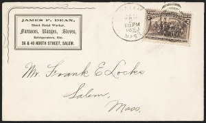 Sale 1129, Lot 395, Columbian, 1894-95 Bureau, Trans-Mississippi, Pan-American Issues