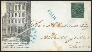 Sale 1129, Lot 505, Confederate States: Postmasters Provisionals, Athens thru Nashville