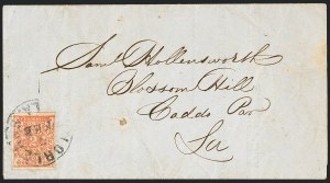 Sale 1129, Lot 509, Confederate States: Postmasters Provisionals, New Orleans thru Unionville