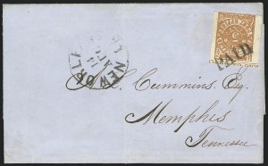 Sale 1129, Lot 511, Confederate States: Postmasters Provisionals, New Orleans thru Unionville