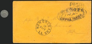 Sale 1129, Lot 513, Confederate States: Postmasters Provisionals, New Orleans thru Unionville