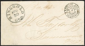 Sale 1129, Lot 516, Confederate States: Postmasters Provisionals, New Orleans thru Unionville
