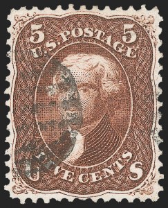 Sale 1133, Lot 117, 1861-66 Issue (Scott 56-78)