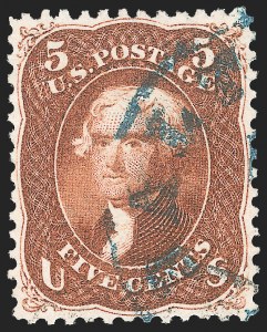 Sale 1133, Lot 118, 1861-66 Issue (Scott 56-78)