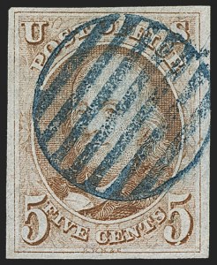 Sale 1133, Lot 13, 1847 Issue (Scott 1-1d)