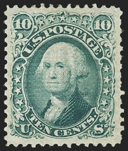 Sale 1133, Lot 130, 1867-68 Grilled Issue (Scott 79-101)