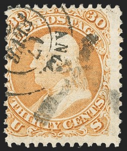 Sale 1133, Lot 132, 1867-68 Grilled Issue (Scott 79-101)