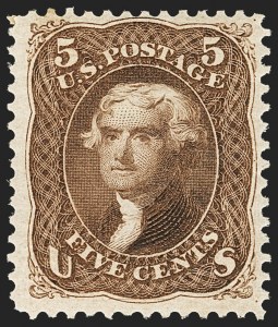 Sale 1133, Lot 137, 1875 Re-Issue of 1861-66 Issue (Scott 102-111)