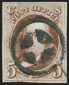 Sale 1133, Lot 15, 1847 Issue (Scott 1-1d)