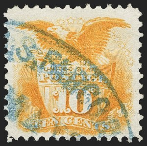 Sale 1133, Lot 192, 10c-12c 1869 Pictorial Issue, off-Cover (Scott 116-117)