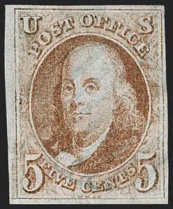 Sale 1133, Lot 20, 1847 Issue (Scott 1-1d)
