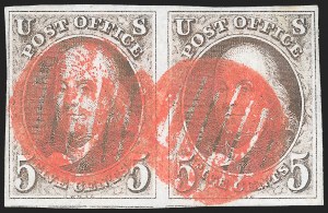 Sale 1133, Lot 27, 1847 Issue (Scott 1-1d)