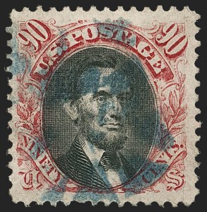 Sale 1133, Lot 270, 90c 1869 Pictorial Issue (Scott 122)