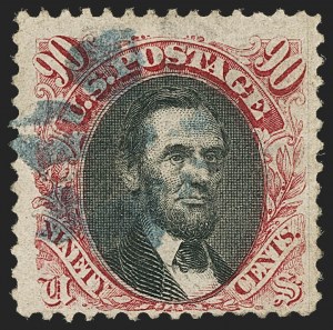 Sale 1133, Lot 283, 90c 1869 Pictorial Issue (Scott 122)
