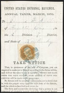 Sale 1133, Lot 295, 1c-3c 1869 Pictorial Issue Covers (Scott 112-114)