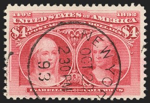 Sale 1133, Lot 384, 1893 Columbian Issue (Scott 230-245)