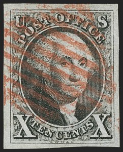 Sale 1133, Lot 39, 1847 Issue (Scott 2)