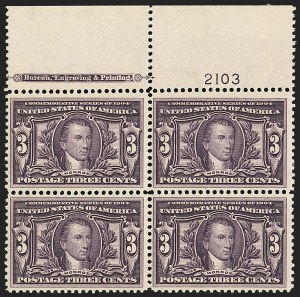 Sale 1133, Lot 409, 1902 Issue thru Washington-Franklin Issues (Scott 300-534B)