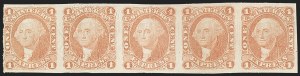 Sale 1133, Lot 538, First Issue Revenues