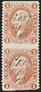 Sale 1133, Lot 540, First Issue Revenues