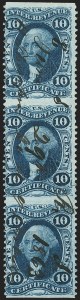 Sale 1133, Lot 548, First Issue Revenues