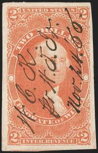 Sale 1133, Lot 550, First Issue Revenues