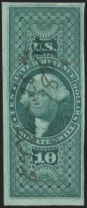 Sale 1133, Lot 553, First Issue Revenues