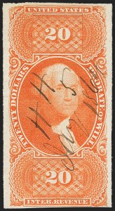 Sale 1133, Lot 555, First Issue Revenues