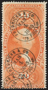 Sale 1133, Lot 556, First Issue Revenues