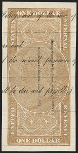 Sale 1133, Lot 574, Second Issue thru Private Die Revenues and Revenue Group Lots