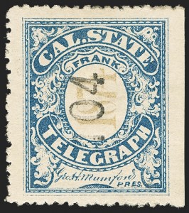 Sale 1133, Lot 611, Telegraph Stamps and Covers
