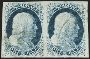 Sale Number 1133, Lot Number 64, 1851-56 Issue (Scott 5-17)