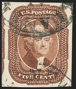 Sale 1133, Lot 74, 1851-56 Issue (Scott 5-17)