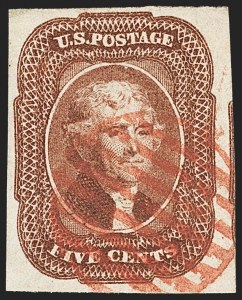 Sale 1133, Lot 75, 1851-56 Issue (Scott 5-17)