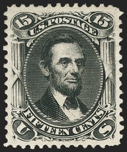 Sale 1134, Lot 109, 1875 Re-Issue of 1861-66 Issue (Scott 102-111)